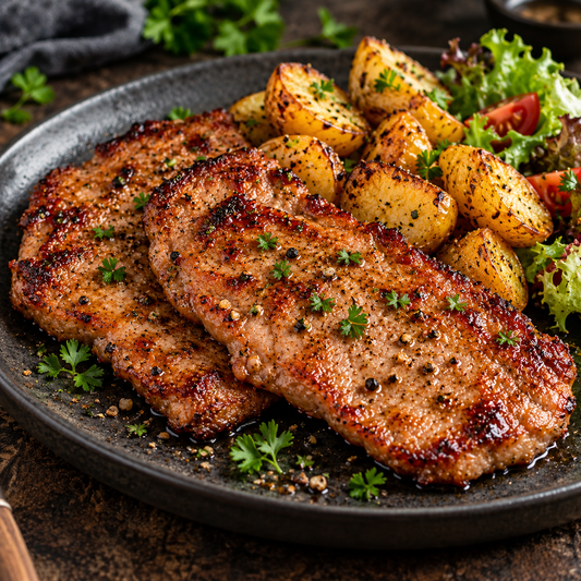 Minutensteaks aus dem Airfryer – saftig gebräunt
