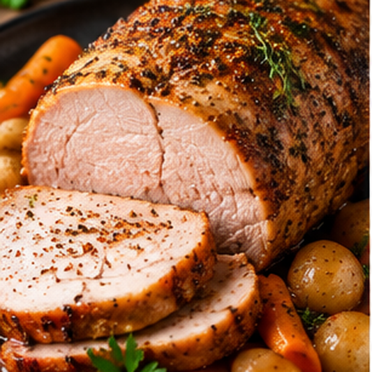 Schweinenuss als saftiger Braten