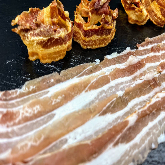 Delikatess Bacon/Bauchspeck: Klassisch aus dem Airfryer