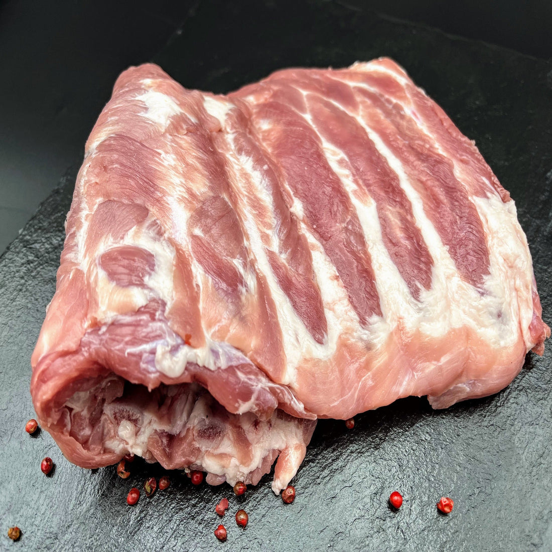 Paket Spareribs St.Louis Style zum satt essen 5.7 kg!!!: BBQ-Glasur mit Rauchfinish – Smoker – Dein-Landmetzger.de