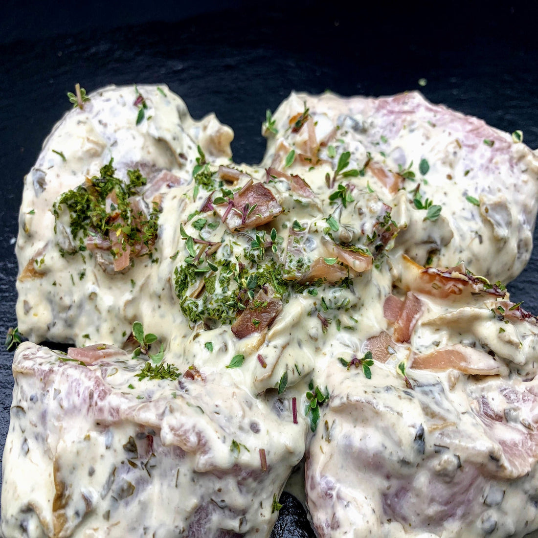Champignon Rahmschnitzel: Klassisch aus dem Airfryer – Dein-Landmetzger.de
