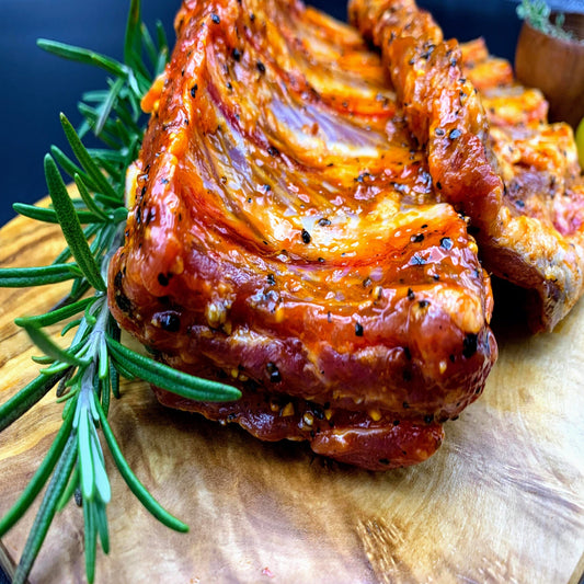 Baby Back - Loin Ribs lecker mariniert: Kräuter-Zitrone – Grill