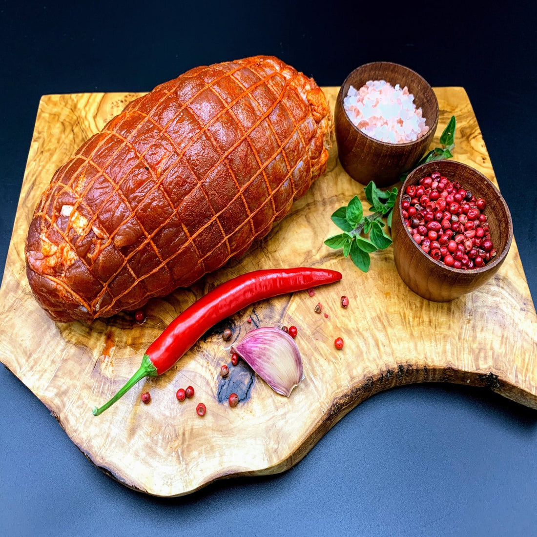 Baby Spießbraten vom Schinken: Klassisch geschmort – Schmoren – Dein-Landmetzger.de