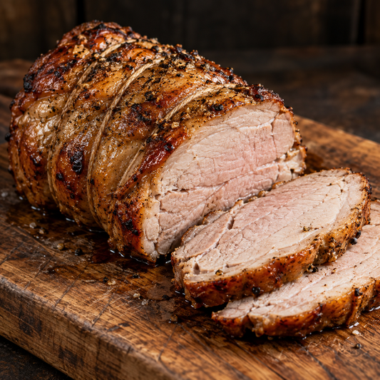 Klassischer Baby-Spießbraten aus dem Airfryer – Rezeptbild