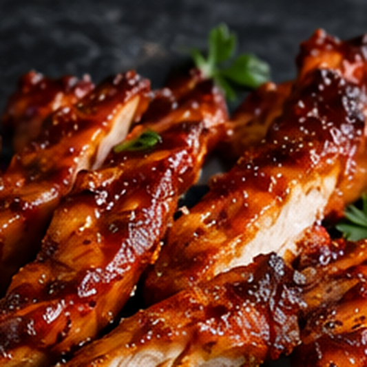 BBQ-Döner-Hähnchen im Airfryer – fertig zubereitet