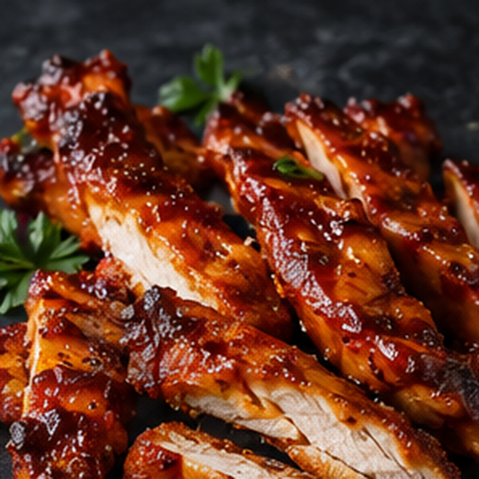 BBQ-Hähnchenstreifen im Airfryer – fertig zubereitet