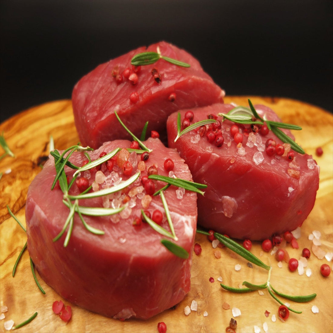 Hof-Rind Hüftsteak: Zwiebel-Senf mit Pfannengemüse – Dein-Landmetzger.de