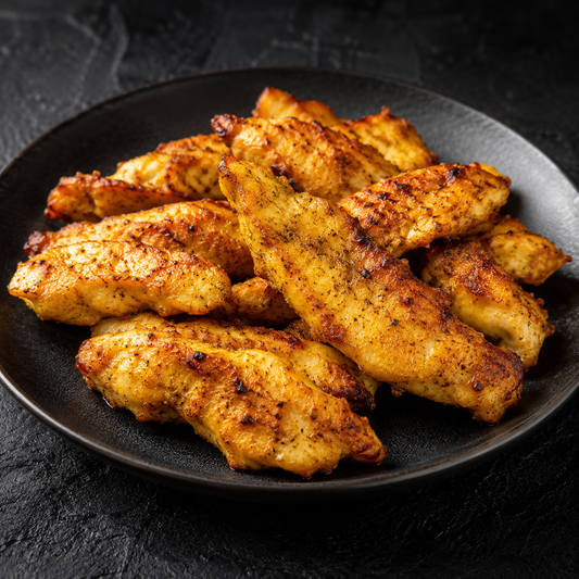 Curry-Hähnchenstreifen im Airfryer – fertig zubereitet
