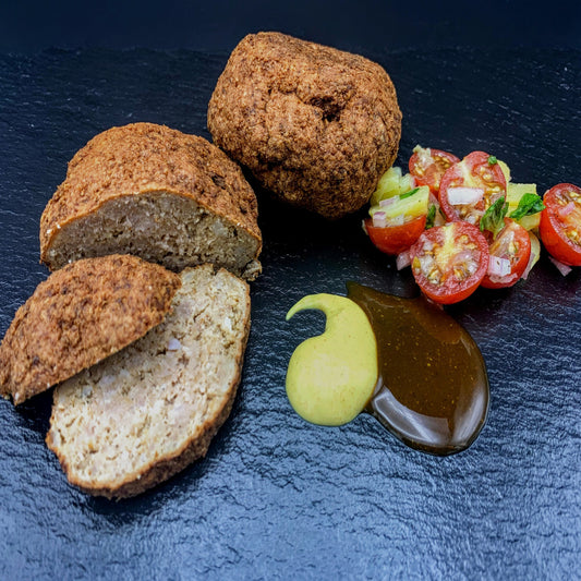 Meisterfrikadelle mit Schmorzwiebeln aus der Pfanne