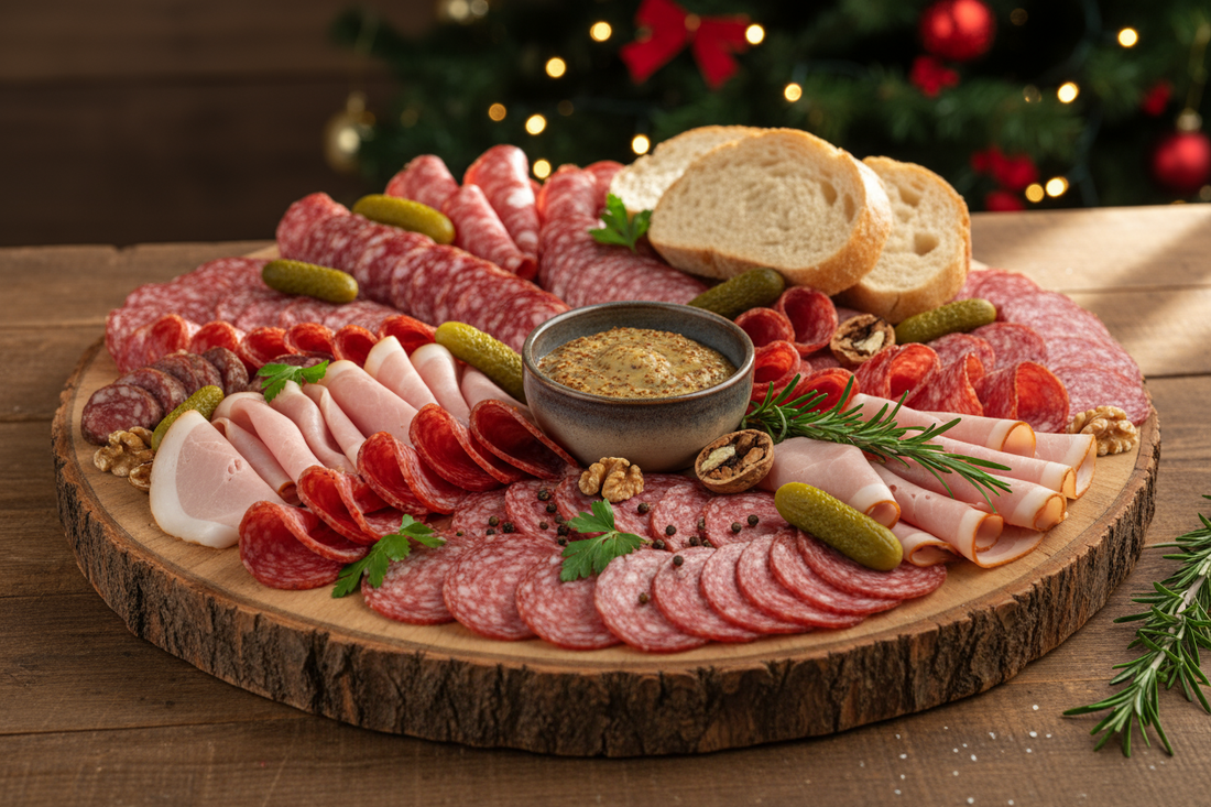 Festliche Vorspeisen zu Weihnachten - Mit Fleisch und Wurst