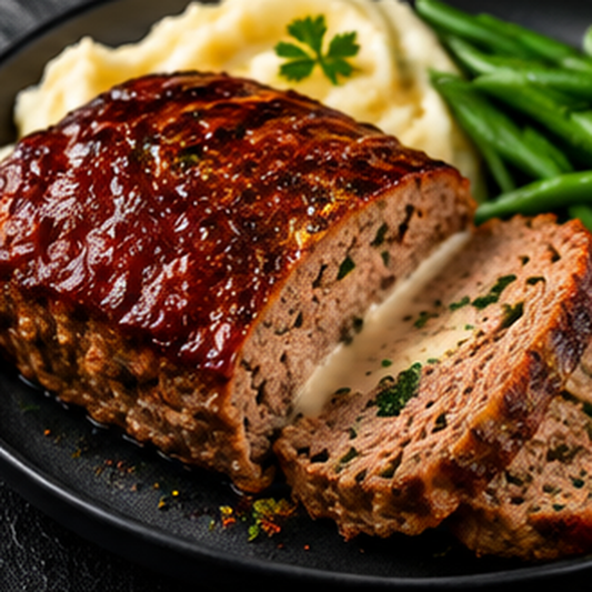 Feta-Mini-Hackbraten im Airfryer