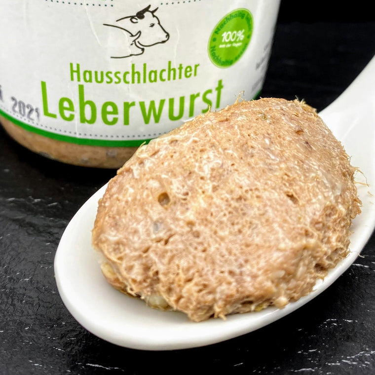 Hausschlachter Leberwurst im Glas – für Brotzeit und warme Ofenkartoffel