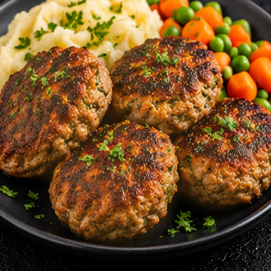Honig-Senf-Frikadellen im Airfryer