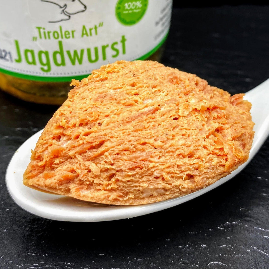 Jagdwurst Tiroler Art: schnelle Brotzeit aus dem Glas