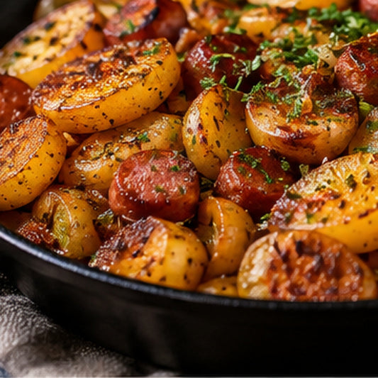 Kartoffel-Mettwurst-Pfanne – Rezeptbild