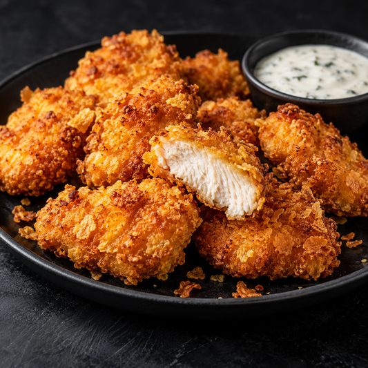 Kräuter-Nuggets im Airfryer – fertig zubereitet