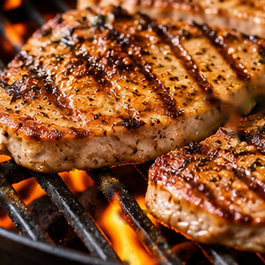 Minutensteaks aus dem Schweinerücken vom Grill – Rezeptbild