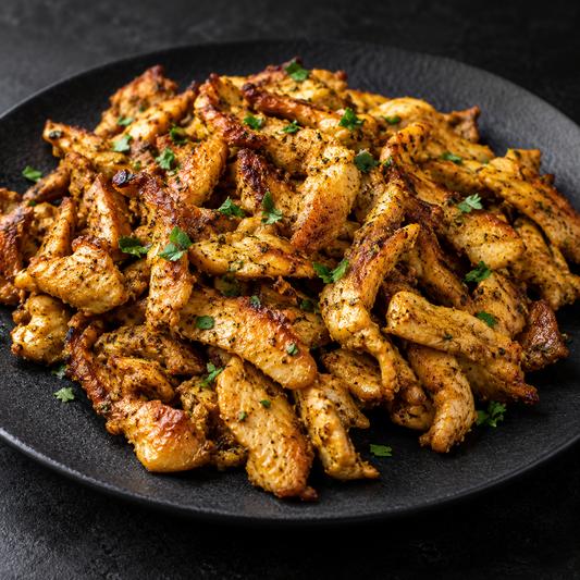 Paprika-Knoblauch-Chicken Tenders im Airfryer – fertig zubereitet