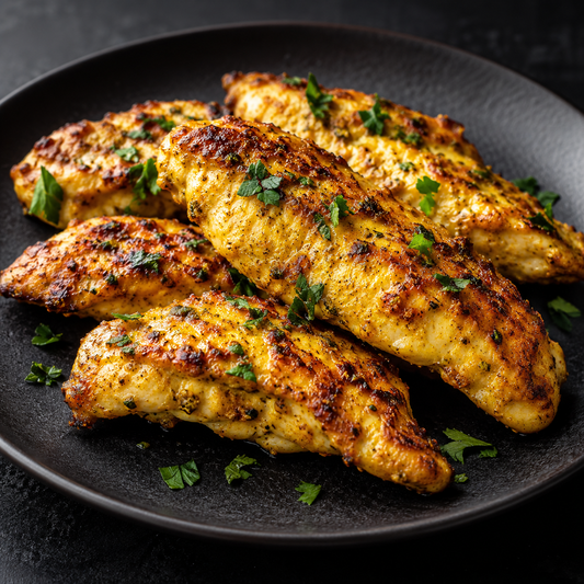 Paprika-Knoblauch-Döner-Hähnchen im Airfryer – fertig zubereitet