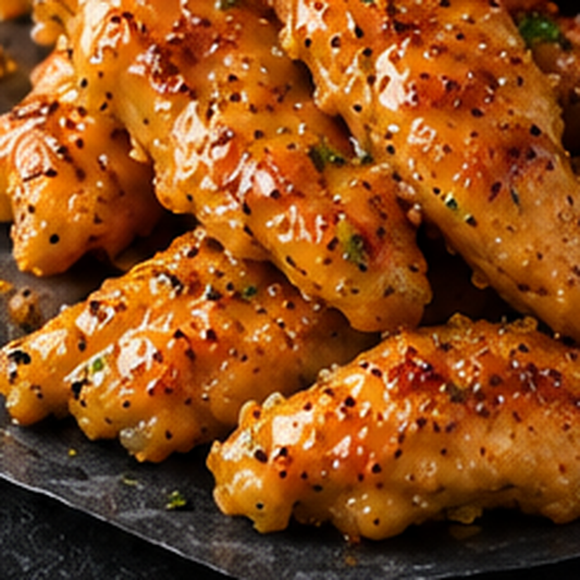 Parmesan-Kräuter-Chicken Tenders im Airfryer
