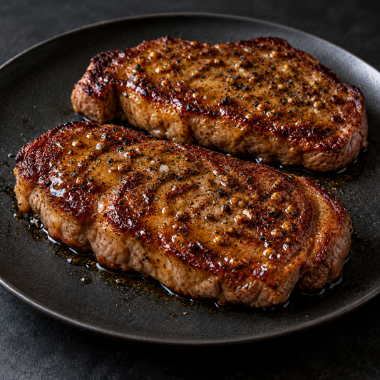 Bürgermeisterstück Tri-Tip mit Honig-Senf-Glasur – fertig zubereitet