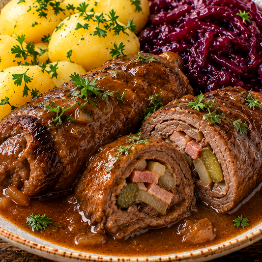 Rinderroulade klassisch aus dem Ofen
