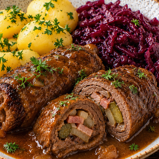 Rinderroulade mit Pfeffer-Knoblauch-Rub – Low & Slow