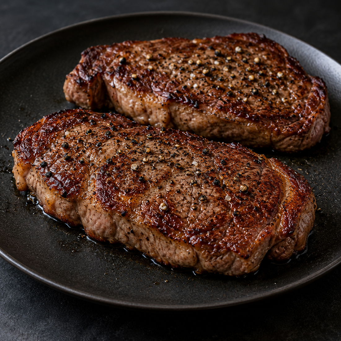 Flanksteak klassisch aus dem Airfryer – fertig zubereitet