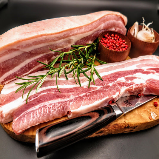 Schweinebauch natur: Paprika-Kräuter – Airfryer – Dein-Landmetzger.de