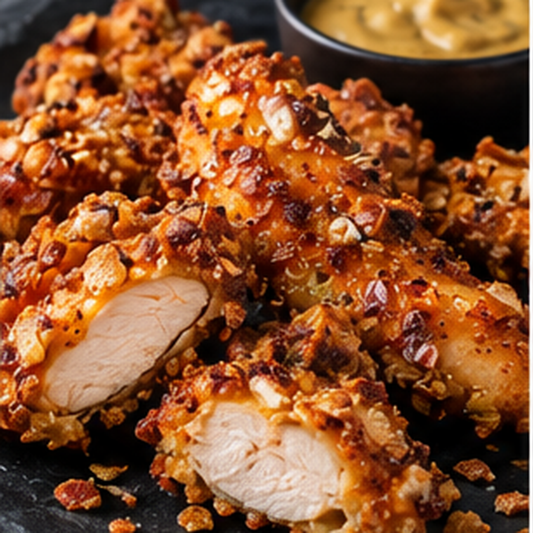 Sesam-Soja-Nuggets im Airfryer – fertig zubereitet