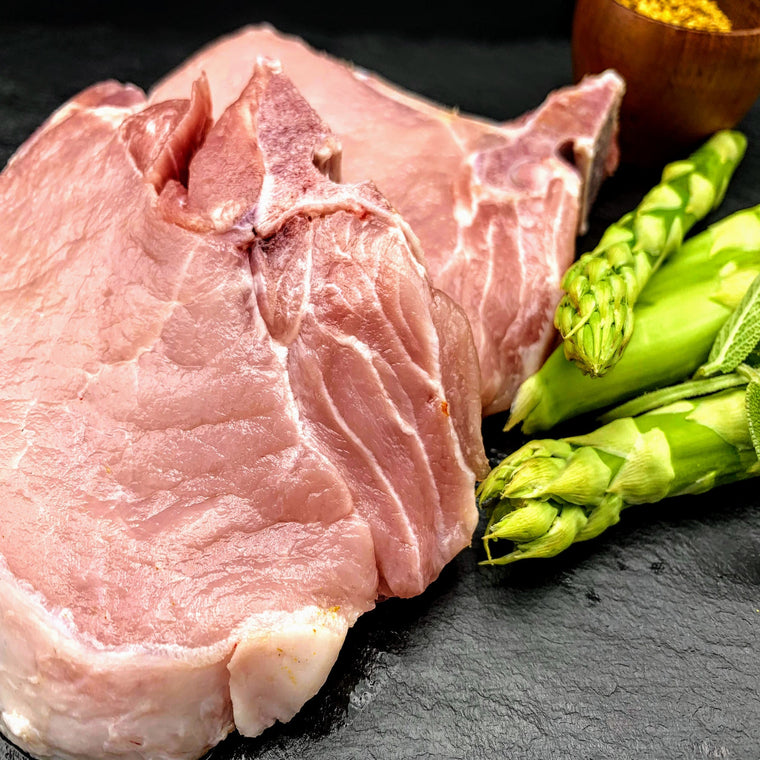 Stielkotelett vom Schwein – Rippenkotelett für Pfanne und Grill
