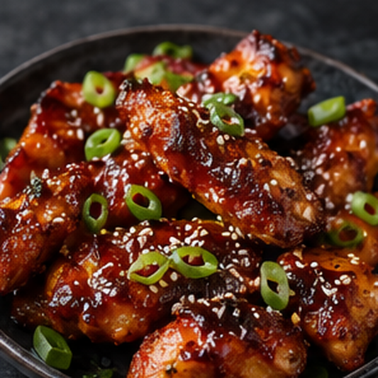 Teriyaki-Ingwer-Chicken Tenders im Airfryer – fertig zubereitet