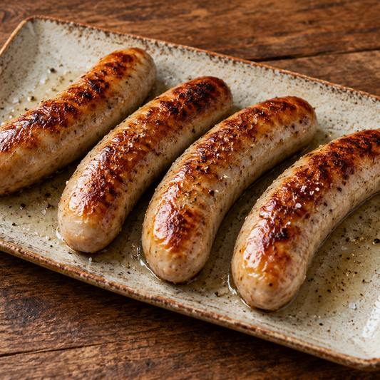 Willi Wurst klassisch aus dem Airfryer, goldbraun gegart