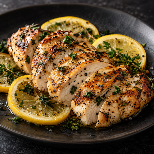 Zitronen-Kräuter-Chicken-Tenders im Airfryer – fertig zubereitet