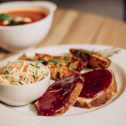 BBQ-Mini-Hackbraten im Airfryer