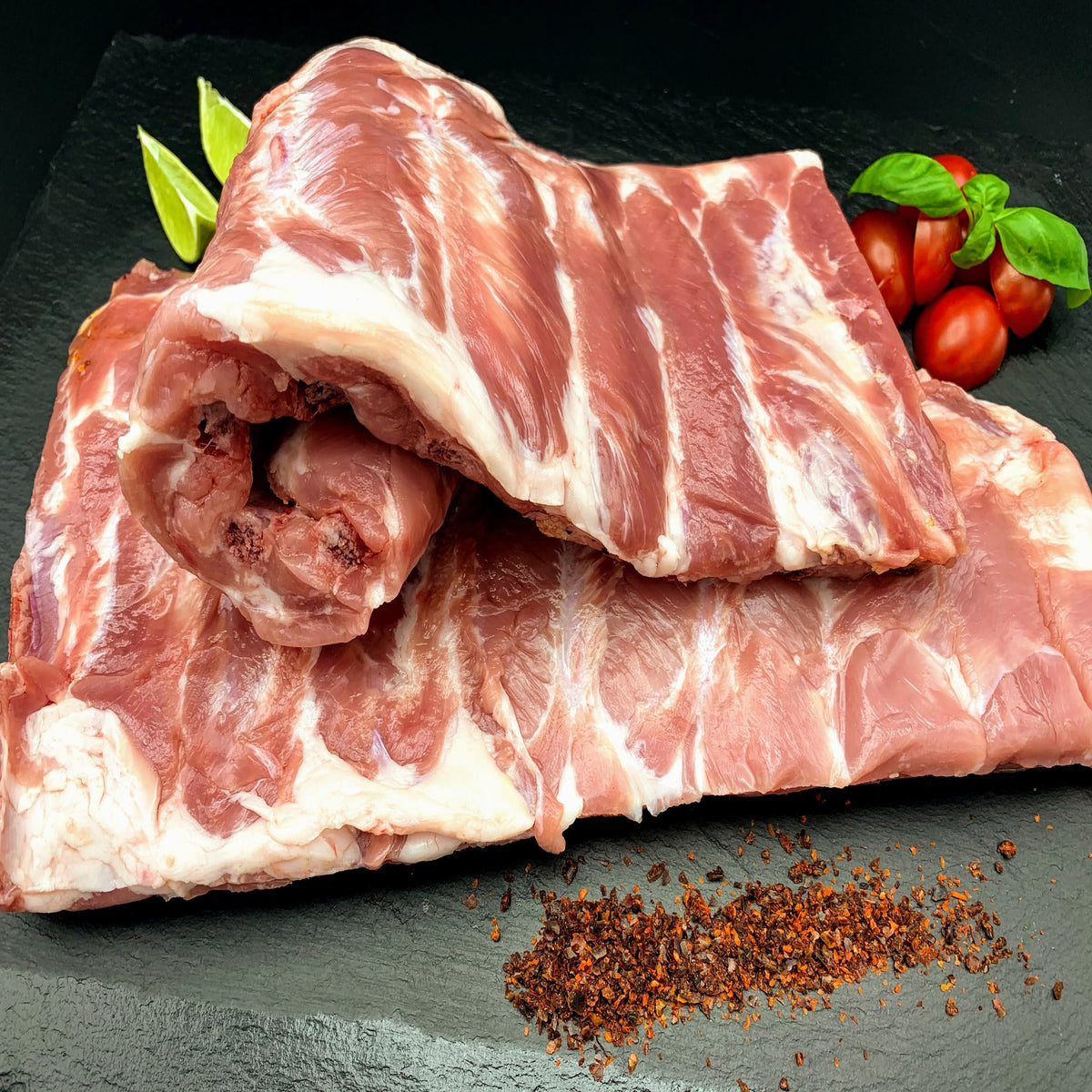 Das Holy-Trinity-Paket - 3kg Pulled Pork, 3kg Rinderbrust, 5,4 kg Spareribs – Fleischspezialität von Dein-Landmetzger.de
