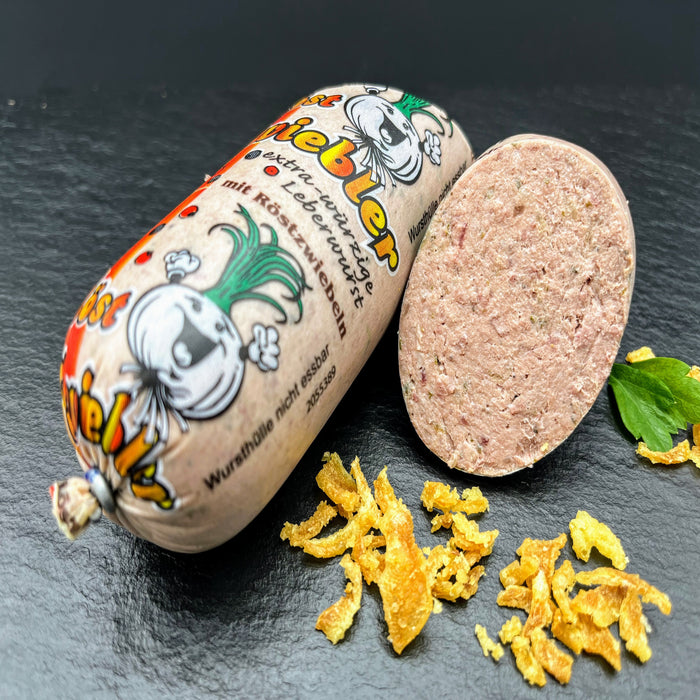 Röstzwiebler - Streichwurst mit Röstzwiebeln – handwerklich hergestellte Spezialität
