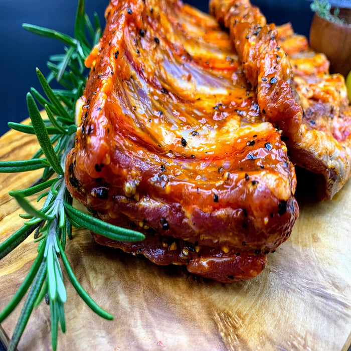 Baby Back - Loin Ribs lecker mariniert – Fleischspezialität von Dein-Landmetzger.de