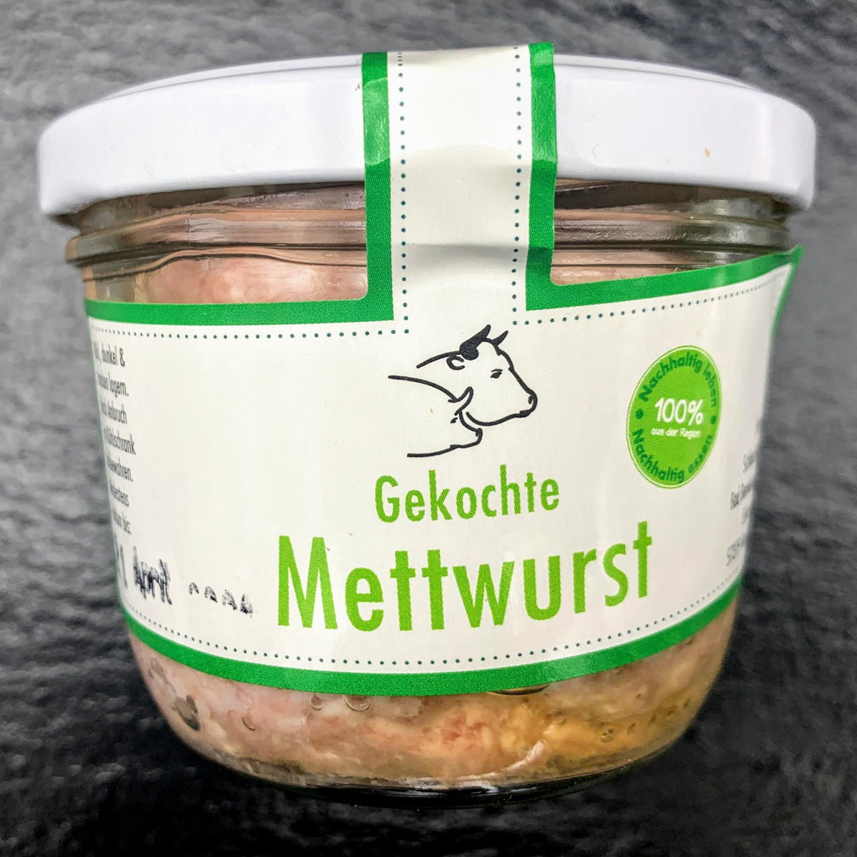 Gekochte Mettwurst im Glas – handwerklich hergestellte Spezialität