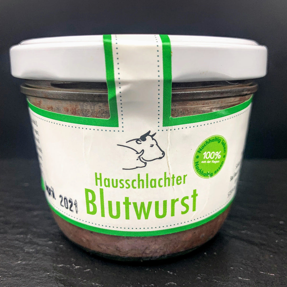 Hausschlachter Blutwurst im Glas – handwerklich hergestellte Spezialität