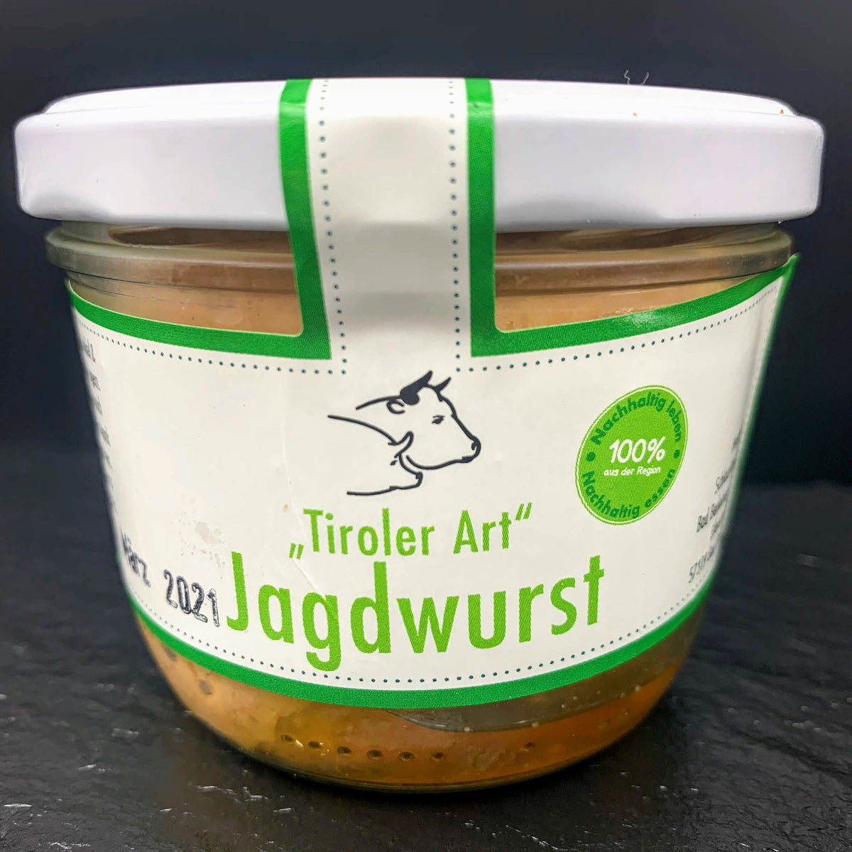 Jagdwurst im Glas "Tiroler Art" – handwerklich hergestellte Spezialität