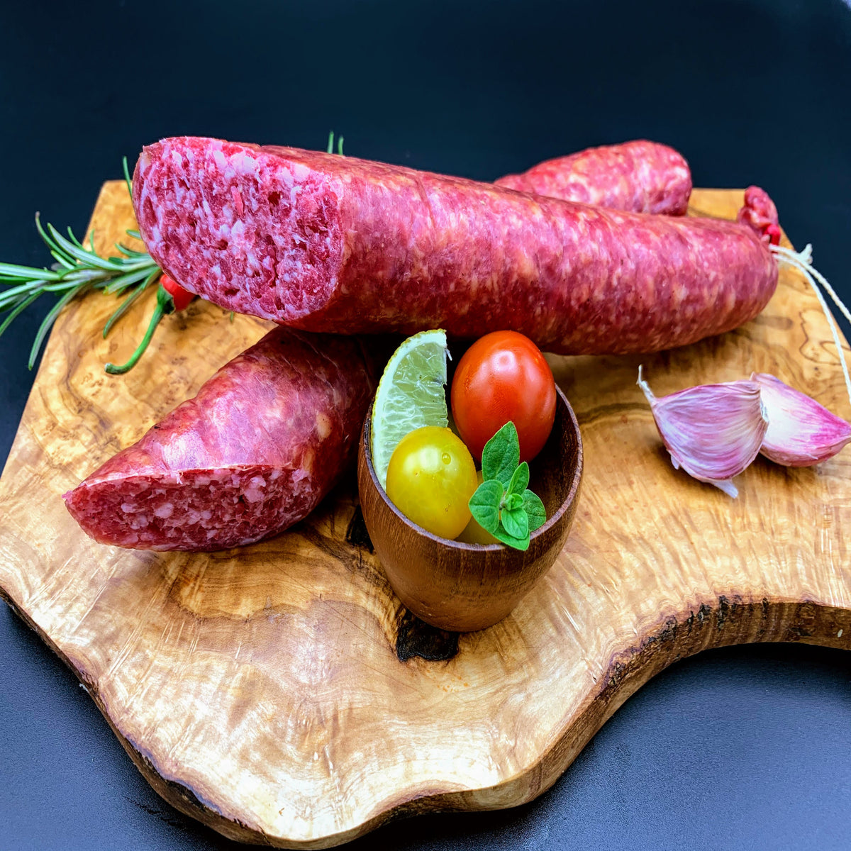 Knoblauch Bauernmettwurst – handwerklich hergestellte Spezialität